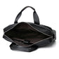 Serviette business en cuir véritable pour homme - sacoche ordinateur 15,6 pouces