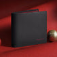 Portefeuille homme cuir véritable compact avec porte-cartes multifonction