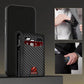 Portefeuille homme en fibre de carbone avec blocage RFID et étui aluminium