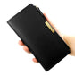 Portefeuille long femme en cuir PU avec multi-emplacements cartes et photo