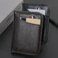 Porte-Cartes Ultra-Mince en Cuir PU - Minimalisme & Praticité au Quotidien