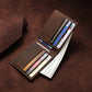 Portefeuille homme cuir crazy horse bifold ultra slim RFID compact vintage