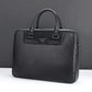 Mallette business  en cuir véritable pour homme - noir chic