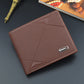 Portefeuille trifold tendance pour homme - Style urbain et format ultra-fin