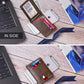 Portefeuille bifold vintage léger – Porte-cartes élégant et durable avec compartiment à monnaie