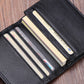 Porte-cartes en cuir véritable pour homme et femme – Porte-cartes de luxe, avec plusieurs emplacements pour cartes, style business