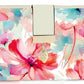 Portefeuille long pour femme en similicuir imprimé floral avec blocage RFID