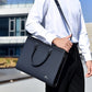 Mallette business d'executive en pvc pour homme - sacoche ordinateur et documents a4