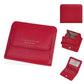 Portefeuille femme compact en simili cuir avec porte-monnaie zippé