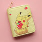 Porte-monnaie Pikachu Pokémon zippé pour enfants et étudiants