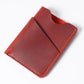 Porte-carte en cuir Crazy Horse véritable - style vintage et minimaliste