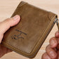 Portefeuille luxe pour homme en cuir PU avec protection RFID et poche monnaie - Style Business