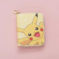 Porte-monnaie Pikachu Pokémon zippé pour enfants et étudiants