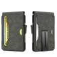 Portefeuille RFID aluminium homme avec pop-up et pince à billets design ultra fin