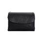 Portefeuille femme compact en cuir PU souple avec fermeture zippée et porte-monnaie