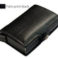 Portefeuille RFID en cuir véritable et aluminium avec porte-cartes sécurisé compact