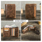 Portefeuille en Cuir Véritable - Design Vintage & Double Sécurité