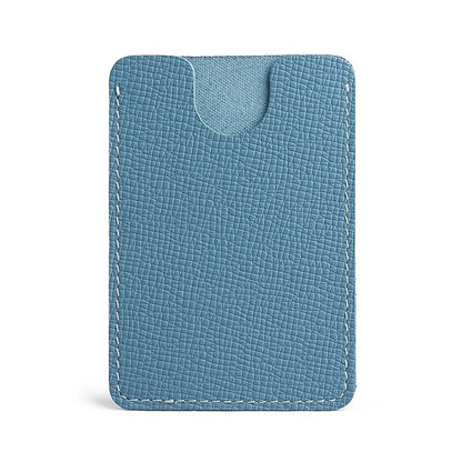 Porte-carte ultra-fin en cuir de vachette pleine fleur pour homme et femme