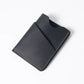 Porte-cartes slim en cuir véritable Crazy Horse avec rangement compact pour cartes