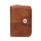 Portefeuille vintage pour femme en cuir PU avec protection RFID