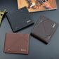 Portefeuille trifold tendance pour homme - Style urbain et format ultra-fin
