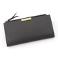Portefeuille long femme en cuir PU avec multi-emplacements cartes et photo