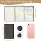 Pochette transparente pour carte grise et assurance voiture en PVC - lot de 2