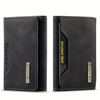 Portefeuille business haute capacité avec protection RFID pour homme