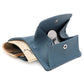 Portefeuille femme compact en simili cuir grainé avec protection RFID