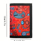 Portefeuille enfant en toile polyester RFID pour garçon avec fermeture scratch