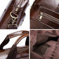 Sac ordinateur homme en cuir véritable porte-documents business 15 pouces bandoulière