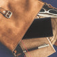 Portefeuille long homme vintage en cuir PU avec porte-cartes et porte-chéquier