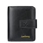 Portefeuille homme business en cuir PU avec double fermeture zippée