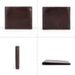 Portefeuille homme cuir véritable bifold compact avec porte-cartes et billets