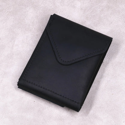 Portefeuille homme en cuir pleine fleur - Format Slim spécial Euro