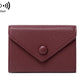 Porte-carte antivol RFID en cuir litchi pour femme