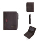 Portefeuille homme  avec protection RFID et fermeture zippée
