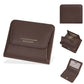 Portefeuille femme  en simili cuir grainé avec porte-monnaie zippé