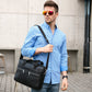 Mallette business Westal en cuir véritable pour homme - sacoche bureau et avocat