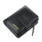 Portefeuille homme business en cuir PU avec double fermeture zippée