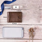 Portefeuille bifold vintage léger – Porte-cartes élégant et durable avec compartiment à monnaie
