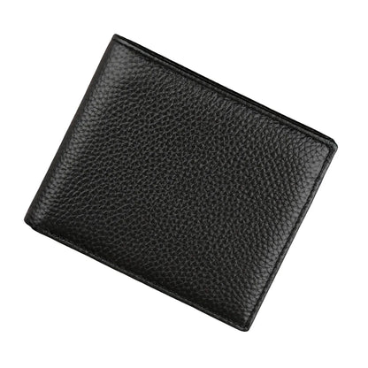 Portefeuille en Cuir Véritable - Sécurité RFID et Élégance Compacte
