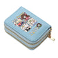 Portefeuille Anime  Axis Powers en cuir PU avec double compartiment zippé