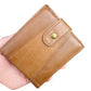 Portefeuille homme cuir véritable vintage avec zip RFID et porte-cartes multifonction