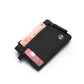 Porte-cartes zippé en nylon tactique avec mousqueton compact et sécurisé