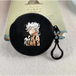 Porte-monnaie rond en peluche One Piece pour enfants et fans d'Anime