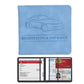 Porte-documents voiture homme en denim et cuir PU pour carte grise et permis