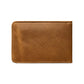 Portefeuille en cuir véritable pour homme – Portefeuille bifold simple avec protection RFID, plusieurs couleurs disponibles