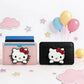 Porte-carte Sanrio Hello Kitty en cuir PU avec motif cartoon pour femme