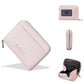 Porte-carte femme ultra-fin zippé avec rangement accordéon